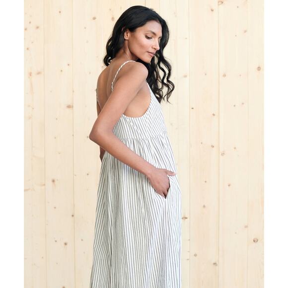 Jenni Kayne Cove Breezy Maxi Dress - XXS - Navy Stripe - Picture 3 of 4